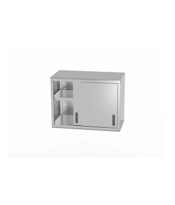 Závěsná skříňka s posuvnými dveřmi Hendi - svařovaná, 800x400x600 mm