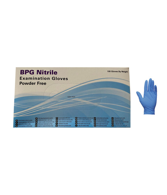 Nitrilové rukavice BPG, nepudrované, bal. 100 ks