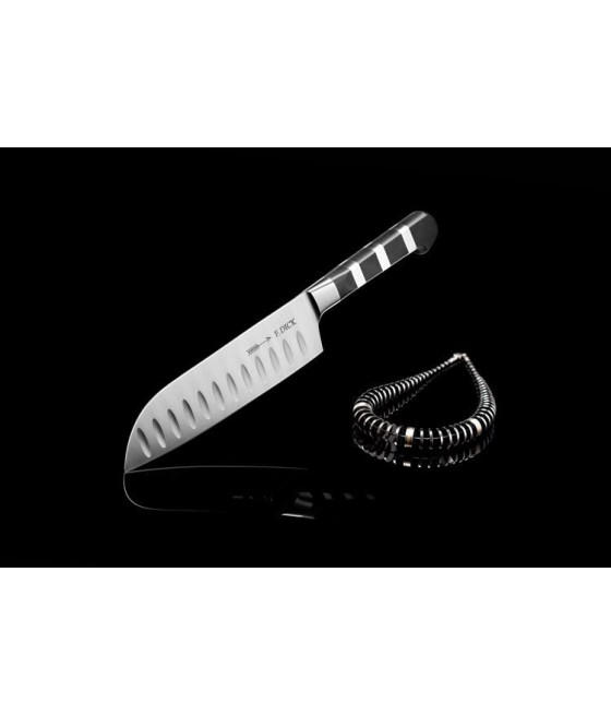 Santoku kuchařský nůž v černé barvě, "Série 1905", 18 cm, 81942-18k