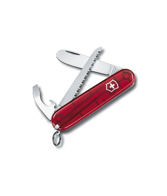 Victorinox kapesní nůž My First - transparentní červený 0.2373.T