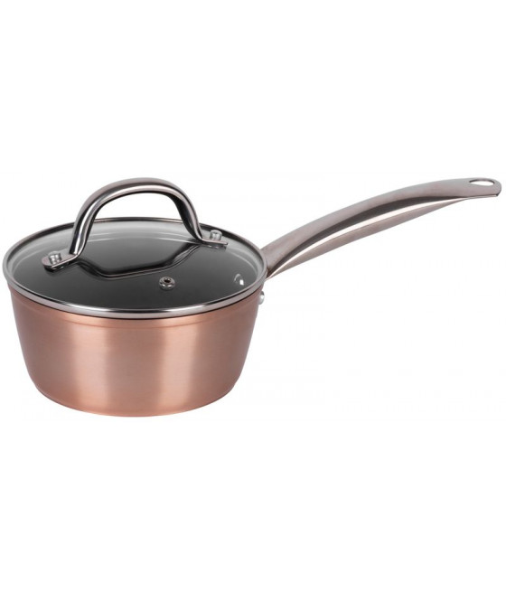 Rajnice MagicHome Copper Line, 16 cm, 1200 ml, se skleněnou poklicí