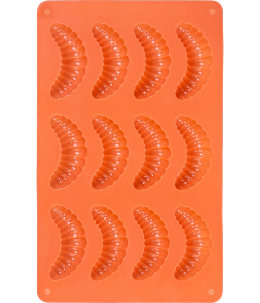 Silikonová forma na 12 vanilkových rohlíků MagicHome, 27,3x17x2 cm