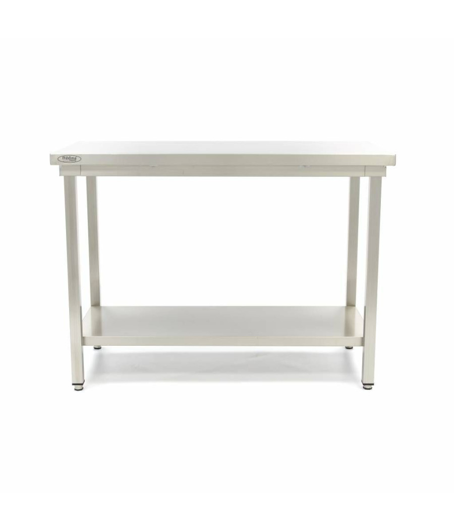 Pracovní stůl z nerezové oceli Maxima „Deluxe“ 70 cm bez lišty