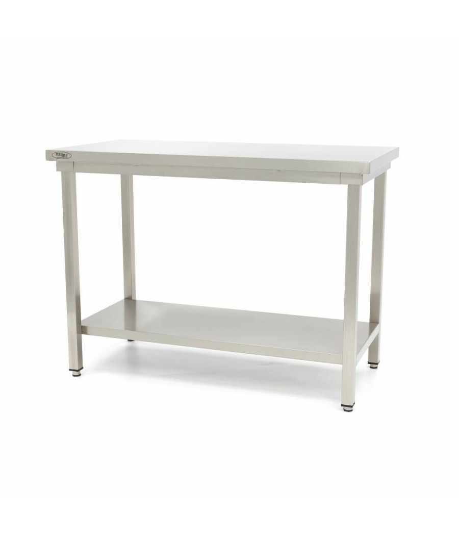 Pracovní stůl z nerezové oceli Maxima „Deluxe“ 70 cm bez lišty