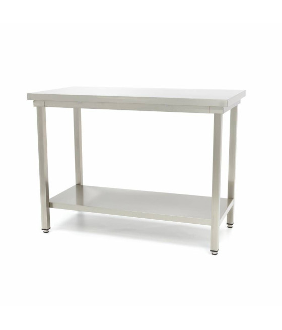 Pracovní stůl z nerezové oceli Maxima „Deluxe“ 60 cm bez lišty
