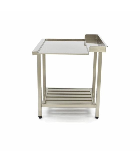 Nerezový výstupní stůl do myčky nádobí Maxima 700 x 750 mm, vlevo