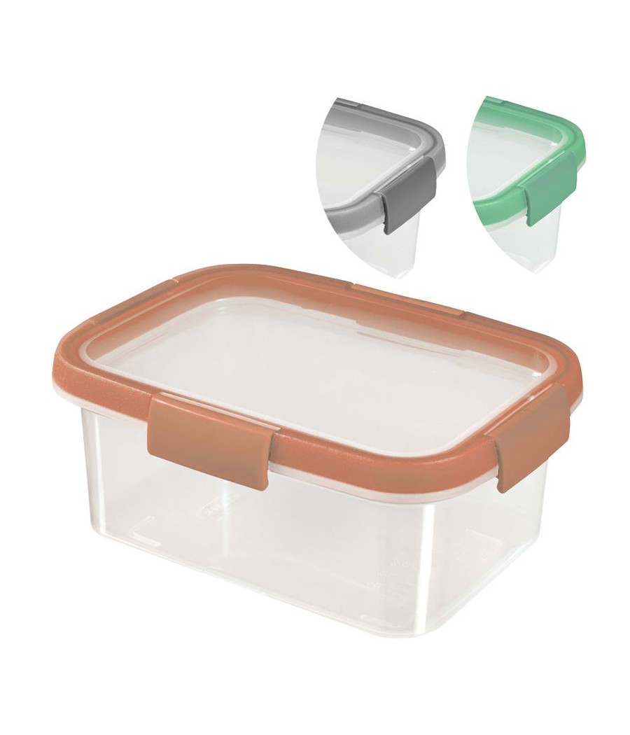 Dóza Curver® 1200 ml, mix barev mint/šedá/broskvová, 150x200x90 mm