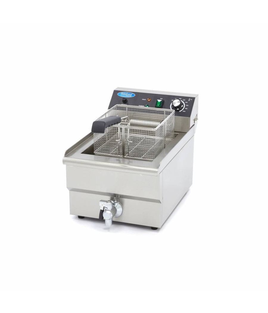 Elektrická fritéza Maxima 1 x 16 l s kohoutkem