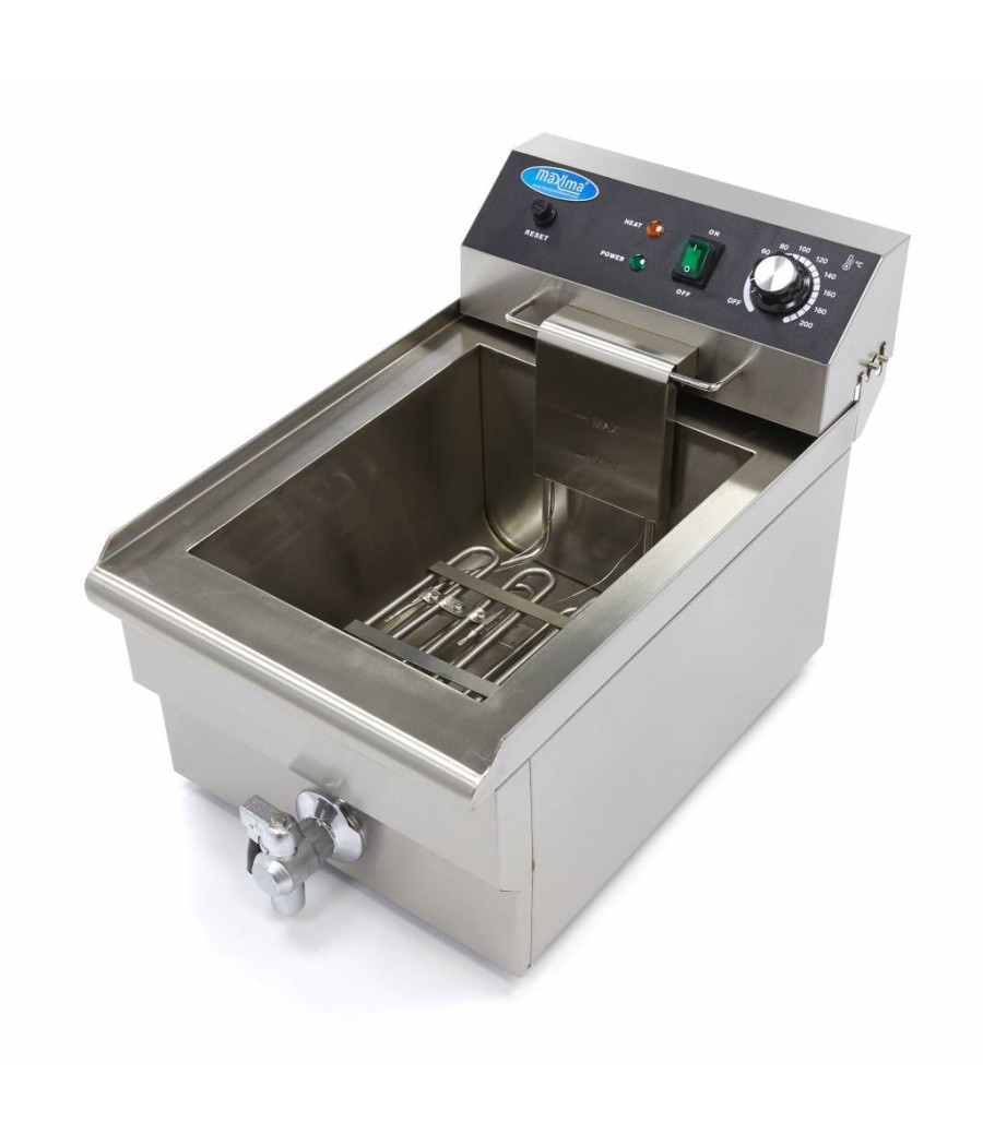 Elektrická fritéza Maxima 1 x 16 l s kohoutkem