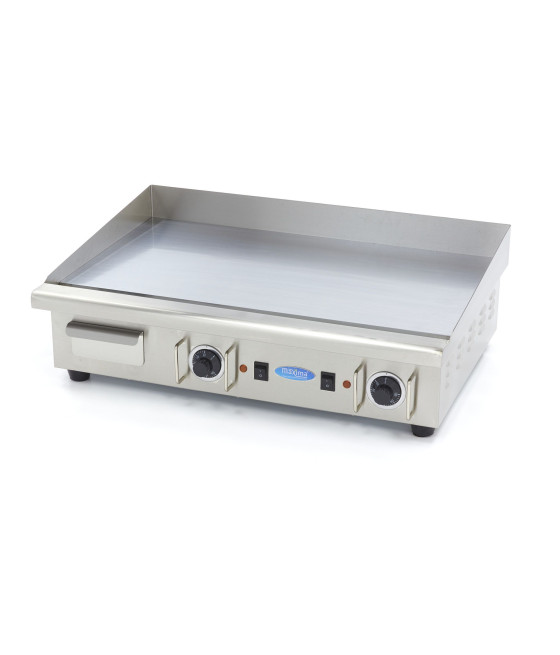 Elektrická grilovací plotna Maxima - 73 cm / 400 V / Chrom