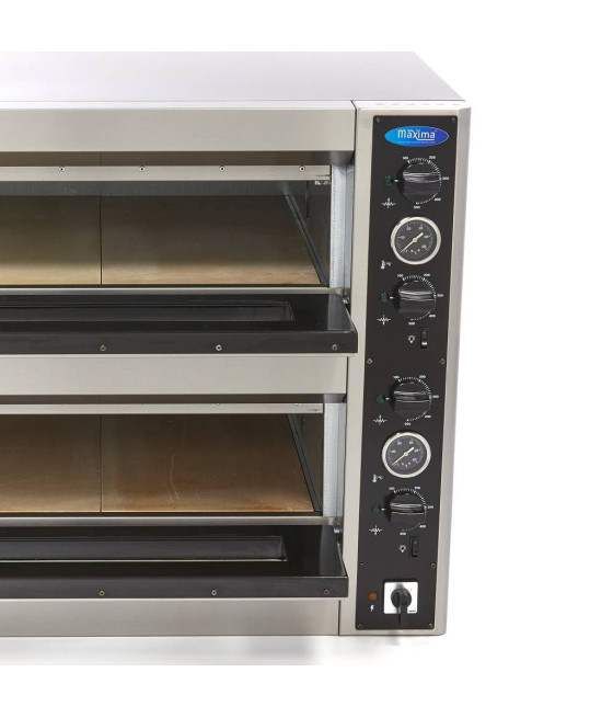 Pec na pizzu Maxima Deluxe, 4+4x30 cm, 400V