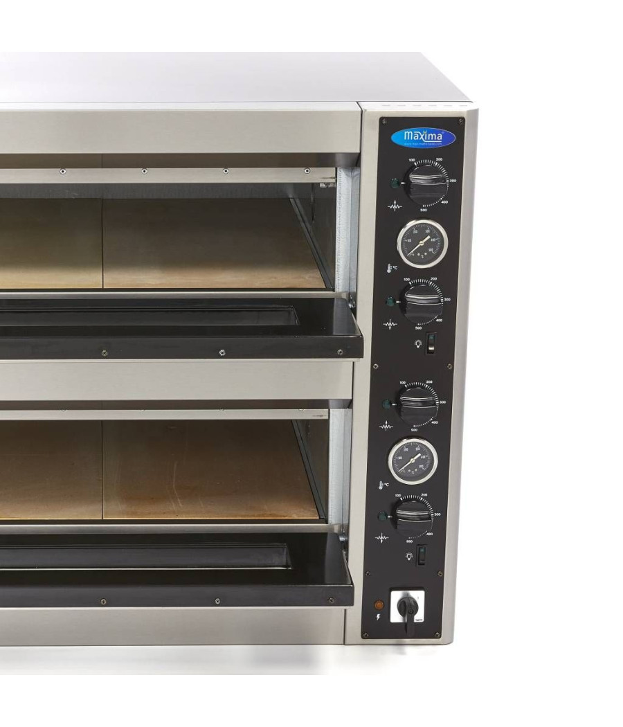 Pec na pizzu Maxima Deluxe, 4+4x30 cm, 400V