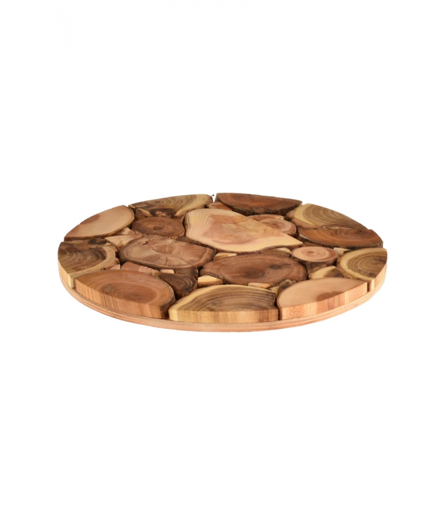 Dřevěný podnos pod hrnce 25 cm