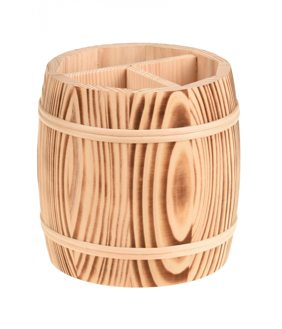 Ručně vypalovaný kuchyňský organizér z bukového dřeva