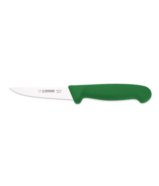 Giesser, Nůž na drůbež v zelené barvě, pevný 10 cm, 3185-10gr