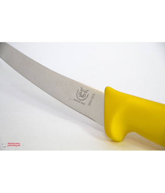 Schlachthausfreund, Vykosťovací nůž v žluté barvě, pevný, 15 cm, 2504-15CS
