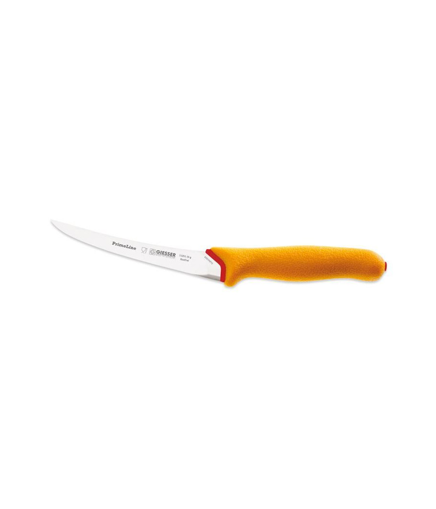 Giesser PrimeLine, vykosťovací nůž v žluté barvě, pevný, 15 cm, 11251-15s