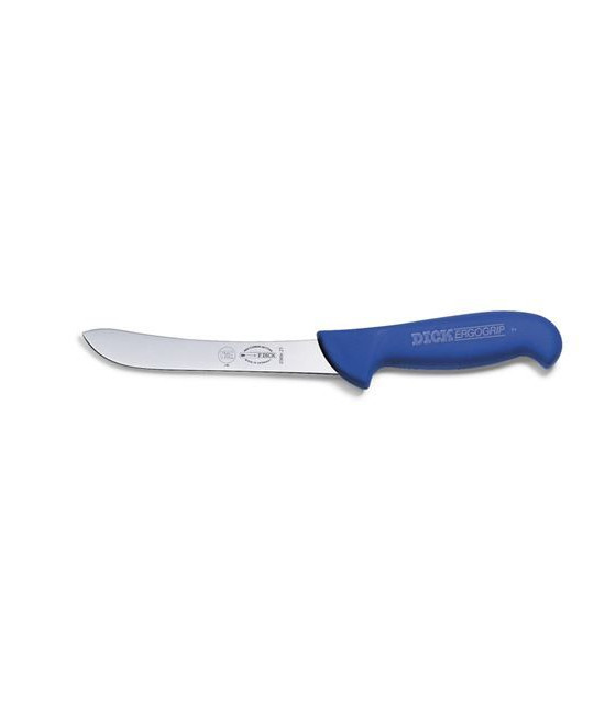 Dick Ergogrip rozrábkový nůž modrý, pevný, mírně zakřivený, 21 cm, 82369-21