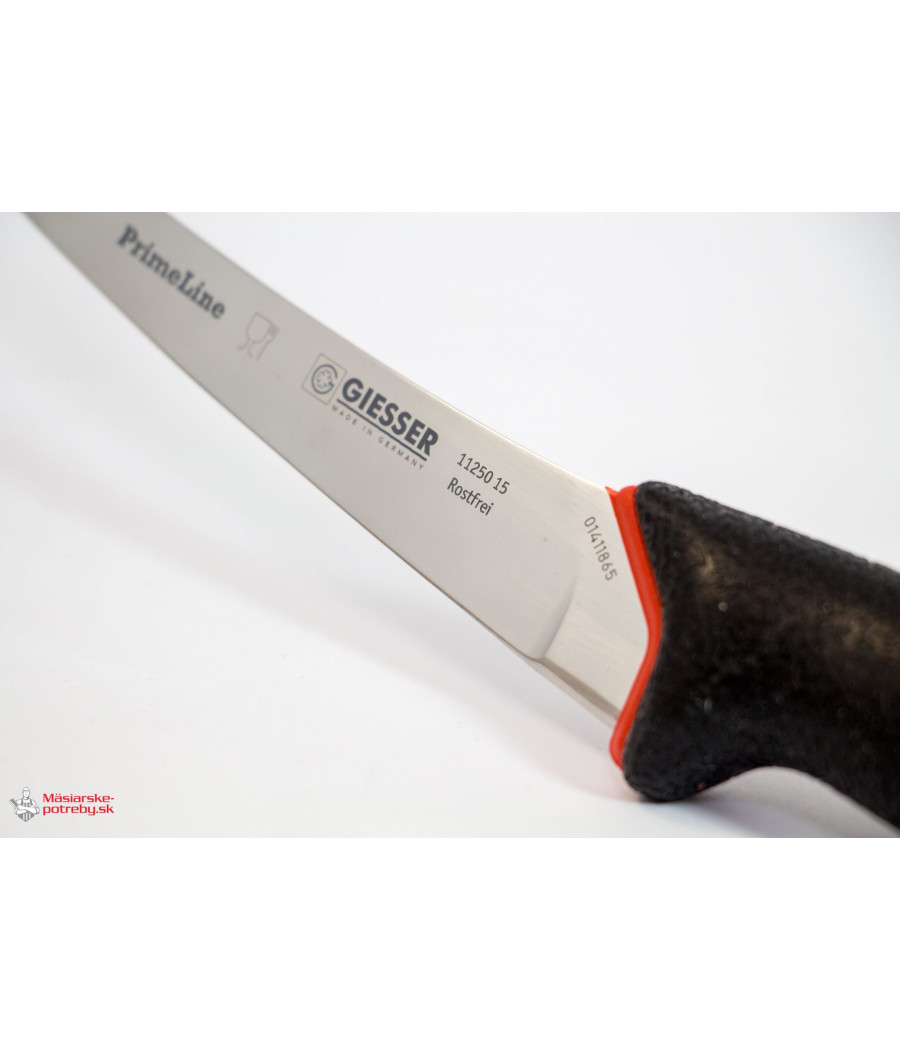 Giesser PrimeLine, vykosťovací nůž, černý, 1/2 flexibilní, 15 cm, 11250-15s