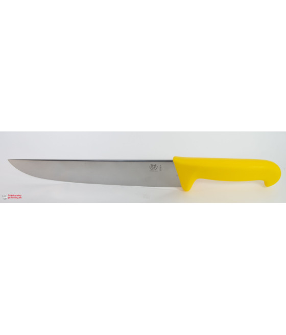 Schlachthausfreund rozrábkový blokový nůž žlutý, pevný, 24 cm, 2508-24