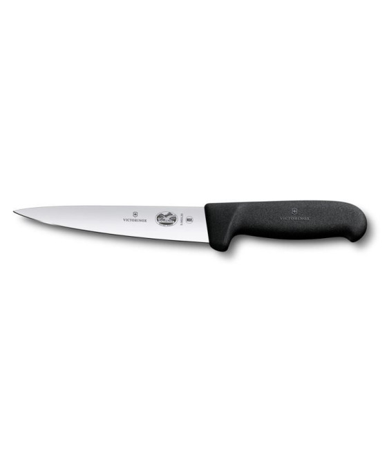 Victorinox Fibrox, vykrvovací nůž, černý, 20 cm, 5.5603.20