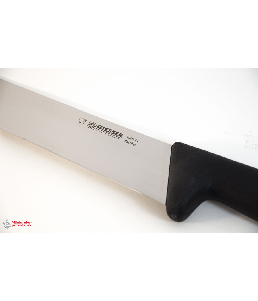 Giesser řeznický rovný nůž černý, 21 cm, 4005-21s