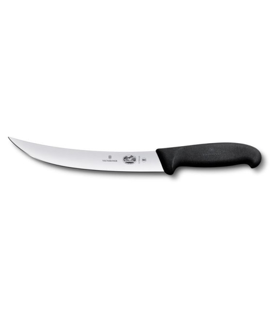 Victorinox Fibrox řeznický nůž na rozrábání, černý, pevný, 20 cm, 5.7203.20
