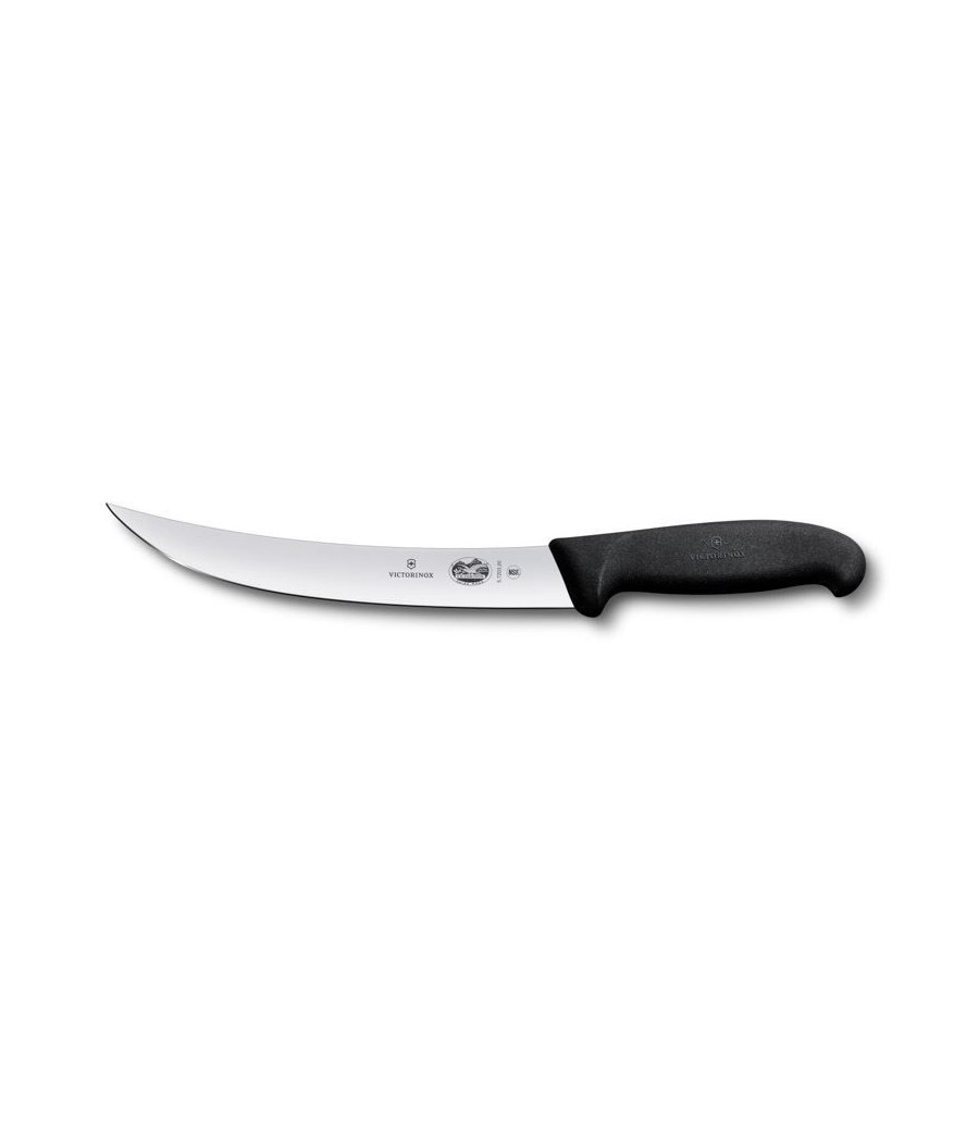 Victorinox Fibrox řeznický nůž na rozrábání, černý, pevný, 20 cm, 5.7203.20