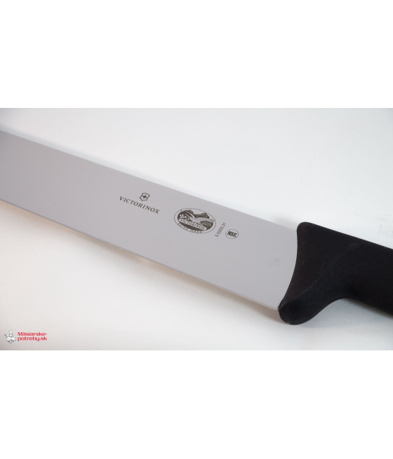 Victorinox Fibrox rovný řeznický nůž černý, 31 cm, 5.5203.31