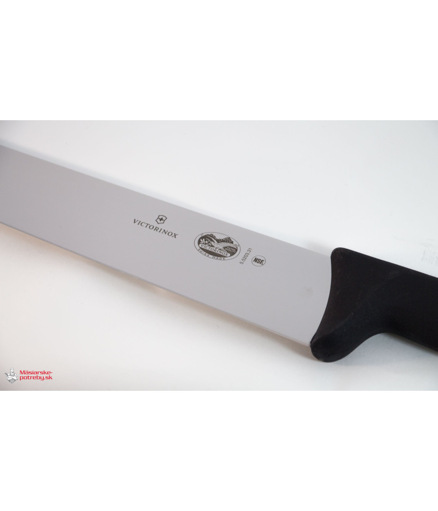 Victorinox Fibrox rovný řeznický nůž černý, 31 cm, 5.5203.31
