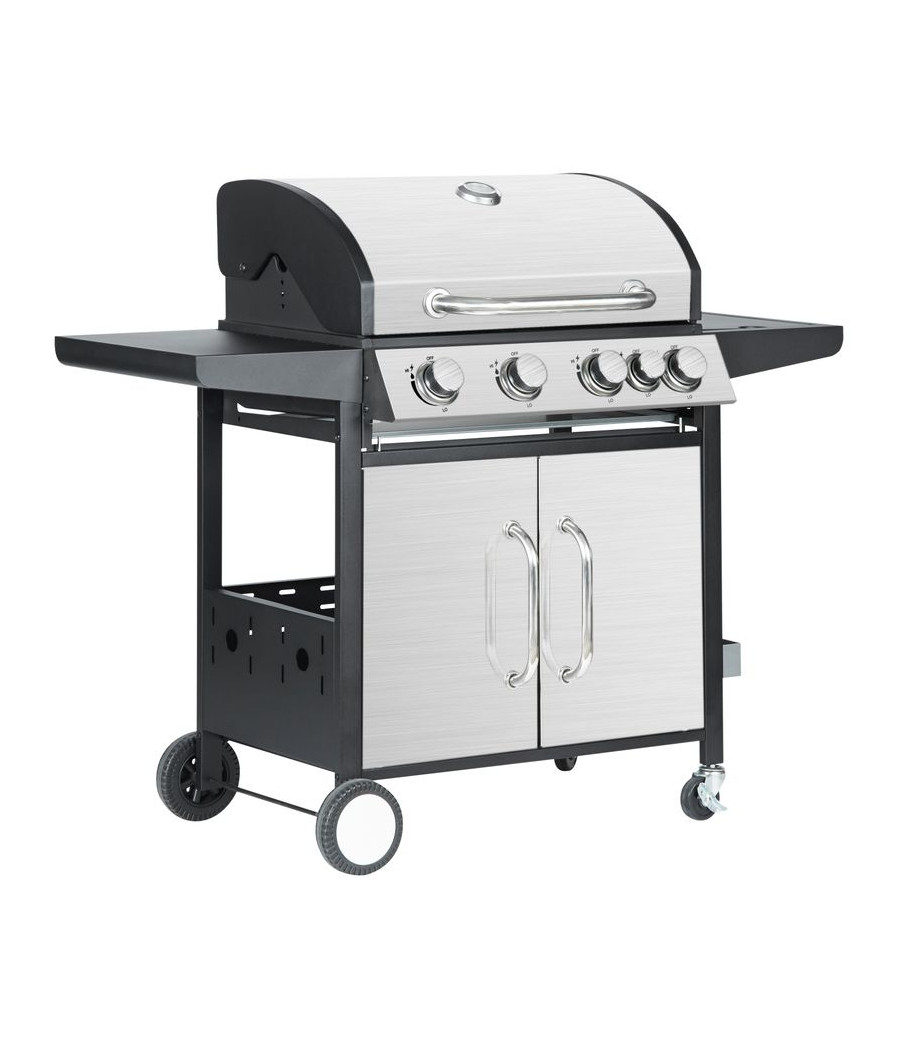 Plynový gril Manresa BBQ, 4+1 hořáky