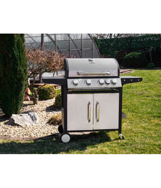 Plynový gril Manresa BBQ, 4+1 hořáky