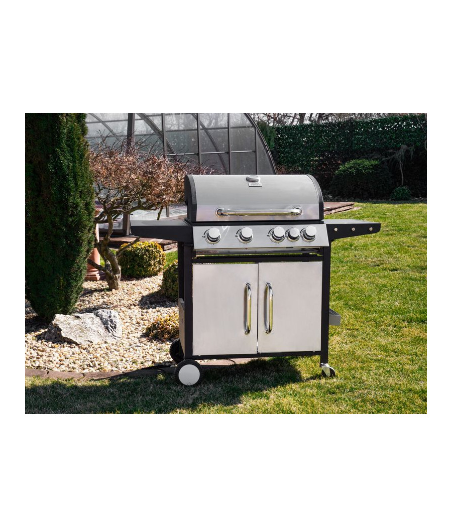 Plynový gril Manresa BBQ, 4+1 hořáky