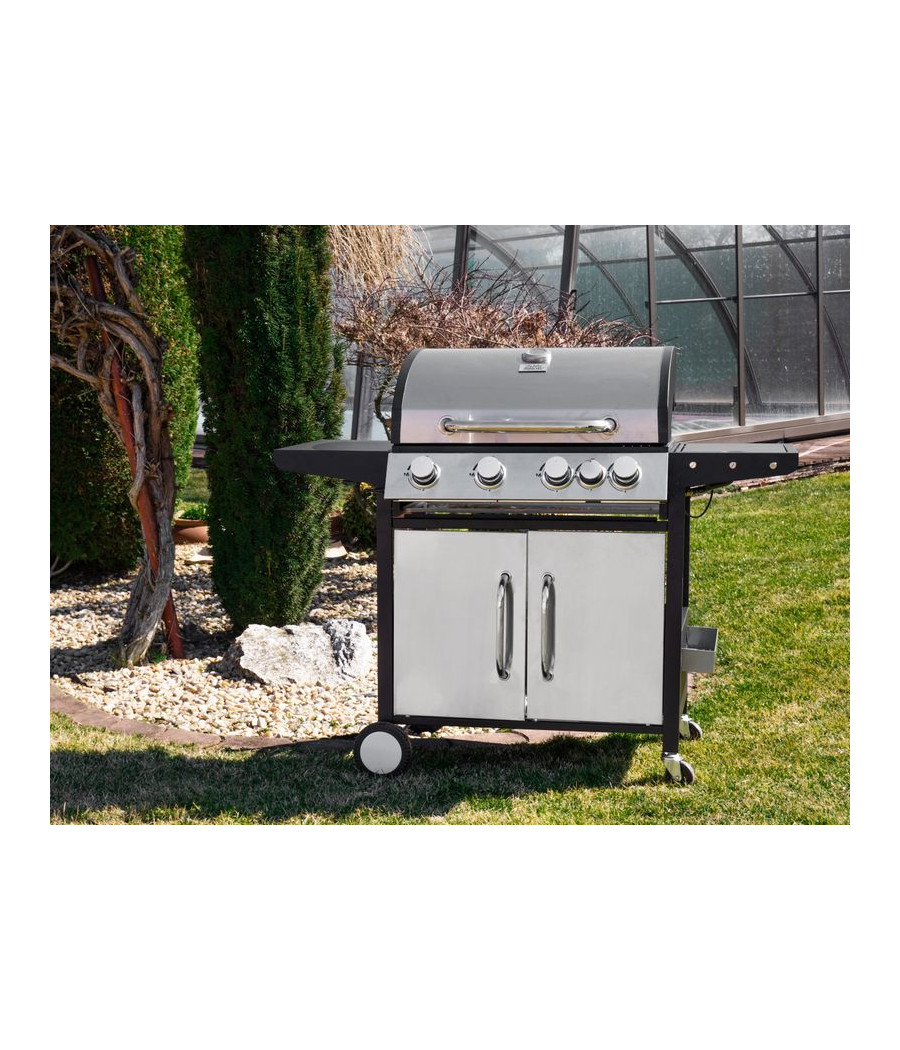 Plynový gril Manresa BBQ, 4+1 hořáky