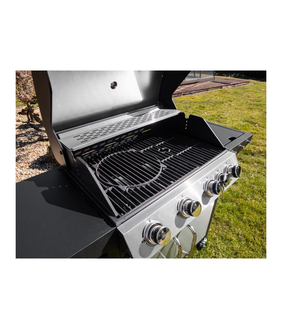 Plynový gril Manresa BBQ, 4+1 hořáky