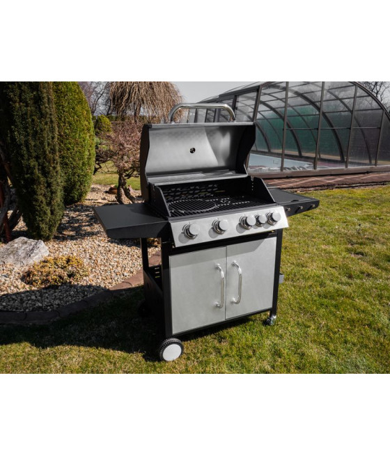 Plynový gril Manresa BBQ, 4+1 hořáky