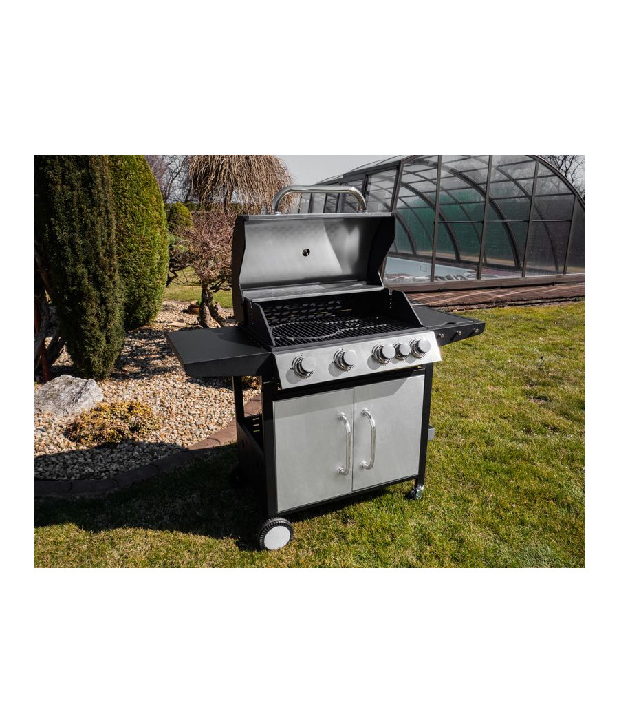 Plynový gril Manresa BBQ, 4+1 hořáky