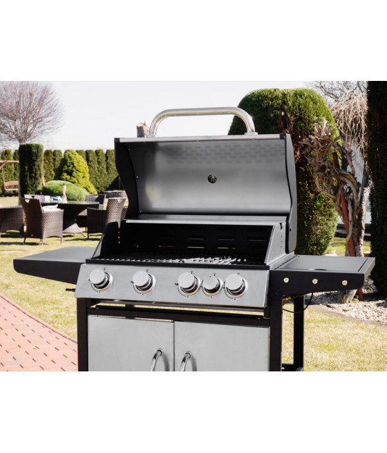 Plynový gril Manresa BBQ, 4+1 hořáky