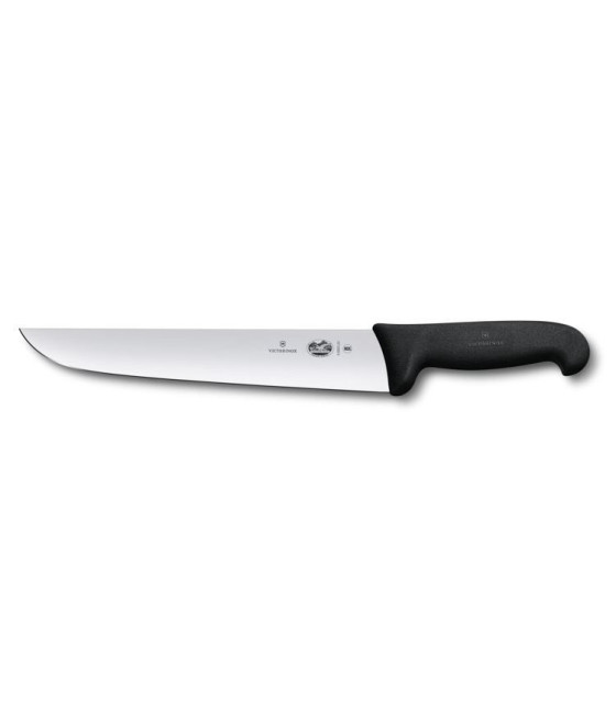 Victorinox Fibrox rovný řeznický nůž černý, 23 cm, 5.5203.23