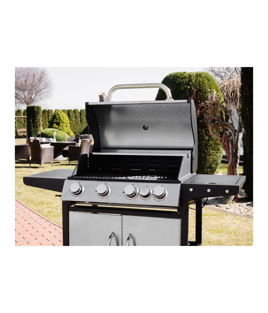 Plynový gril Manresa BBQ, 4+1 hořáky