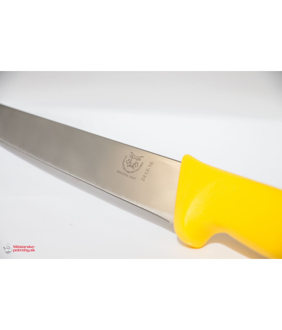 Schlachthausfreund, vykrvovací nůž v žluté barvě, 18 cm, 2412-18