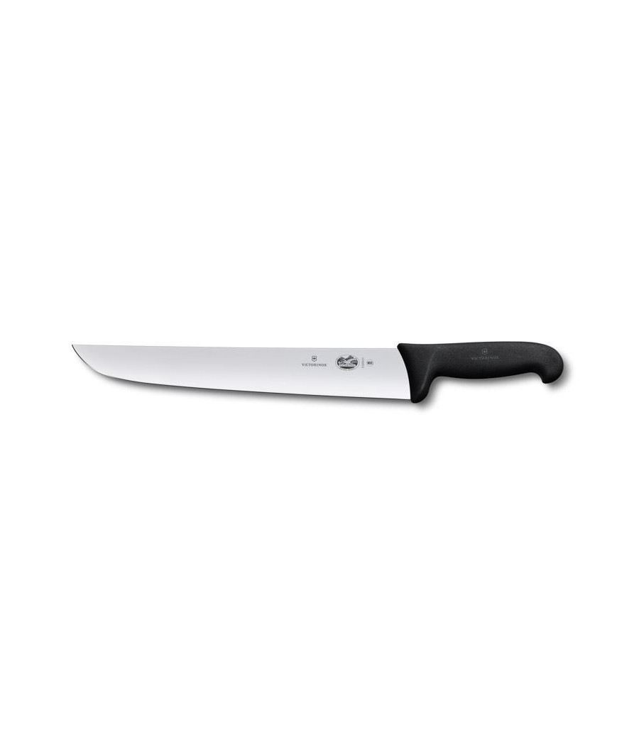 Victorinox Fibrox rovný řeznický nůž černý, 31 cm, 5.5203.31