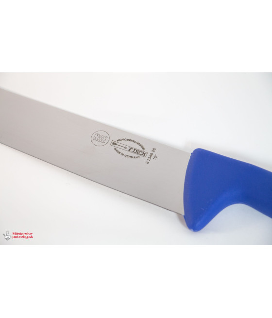 Dick ErgoGrip řeznický blokový nůž, modrý, pevný, 26 cm, 82348-26