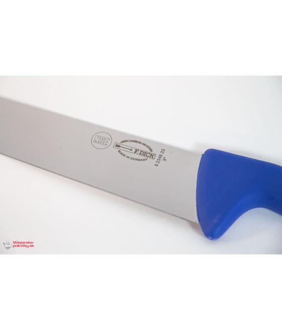 Dick ErgoGrip řeznický blokový nůž, modrý, pevný, 23 cm, 82348-23