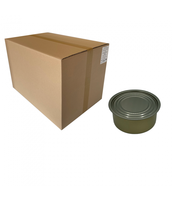 Plechovka pro konzervování bez víčka 73x33 - 120g, bal. 400 ks