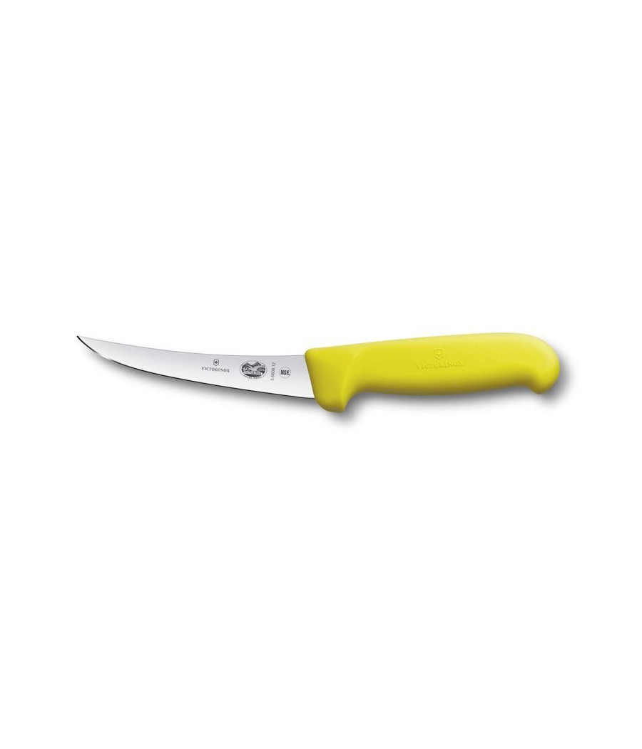 Victorinox, Fibrox, Pevný vykosťovací nůž v žluté barvě 12 cm, 5.6608.12