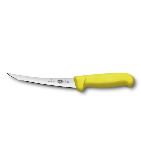 Victorinox, Fibrox, Pevný vykosťovací nůž v žluté barvě 15 cm, 5.6608.15