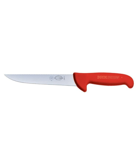 DICK ErgoGrip, vykrvovací nůž v červené barvě, 21 cm, 82006-21