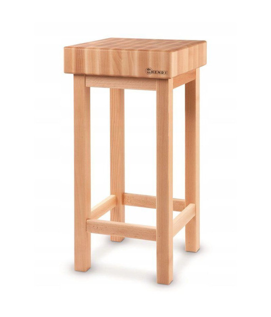 Dřevěný řeznický blok se základnou 500x400x200