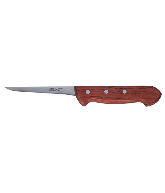 KDS, Bubinga, Vykošťovací nůž v hnědé barvě, pevný, 12,5 cm